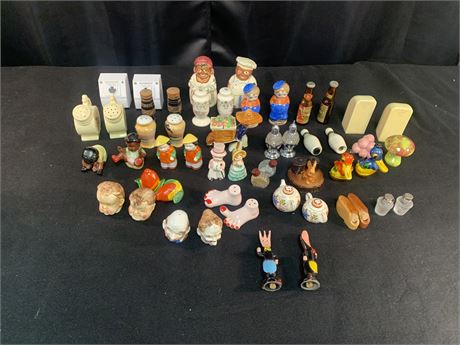Collectible  lot of Vintage Salt and Peppers