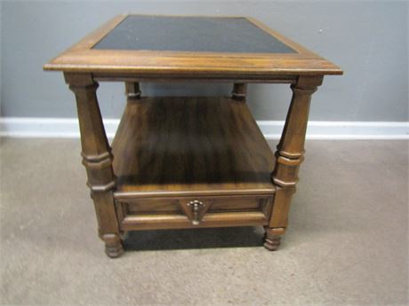 Nice 1970's Style One Drawer Night Stand or End Table