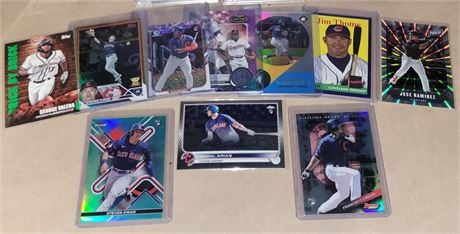 Cleveland Indians/Guardians Trading Card Lot
