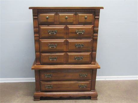 Sumter Cabinet Co. Charlestown II 6-Drawer Chest on Chest