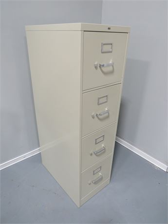 HON 4-Drawer Metal Filing Cabinet