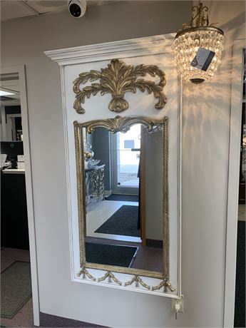 Gorgeous Hand Painted Ethan Allen Mirror