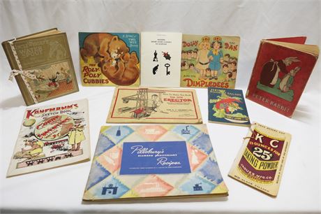 Historical Vintage Books from the Early 1900's