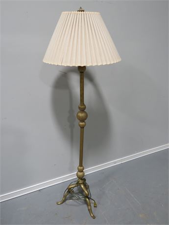 Brass Finish Floor Lamp