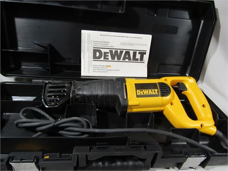 DEWALT Reciprocating Saw, DW304P Variable Speed Corded