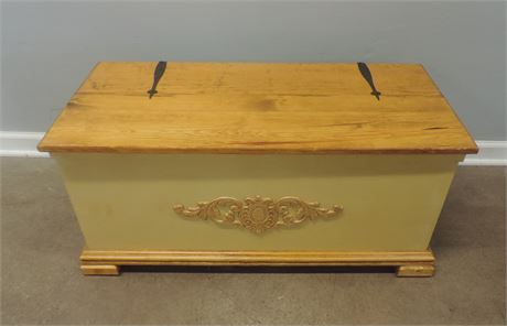 Solid Wood Painted Chest