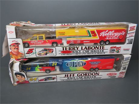 NASCAR Terry Labonte / Jeff Gordon Diecast Race Car Haulers