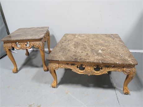 Granite Top Coffee Table / End Table