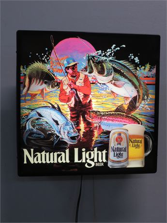 Natural Light Lighted Beer Sign