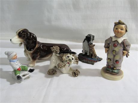 5 Misc. Collectible Figural Lot -