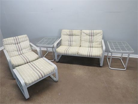 5-Piece Aluminum Patio Seating Group
