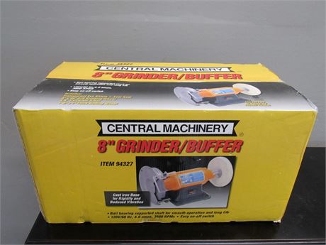 Central Machinery 8" Grinder/Buffer - NIB