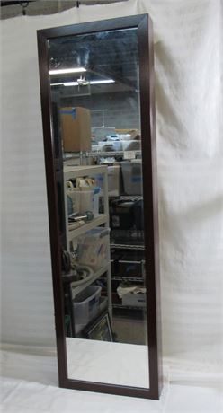 Large Wall Mount Mirrored Jewelry Cabinet
