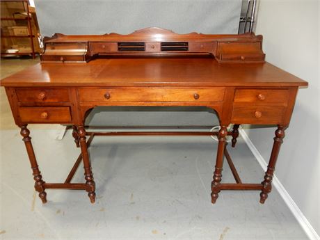 Antique Spinet Desk / 3 Drawer