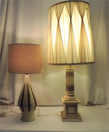 MID-CENTURY Table Lamp Set