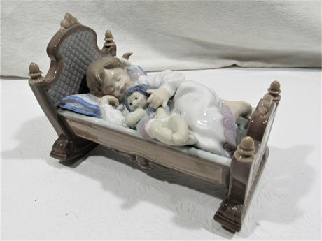 Lladro - Rock A Bye Baby - Retired Figurine