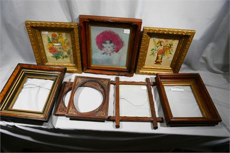 MARY CASSATT Print in a Wood Victorian Frame & Antique/Vintage Picture Frames