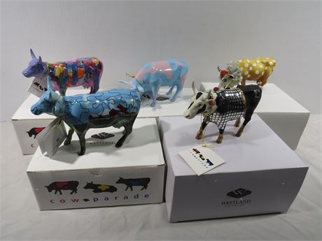 COW PARADE Porcelain Figurine Lot