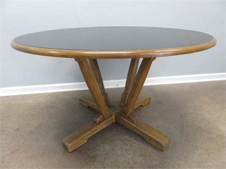 Round Top Oak Table