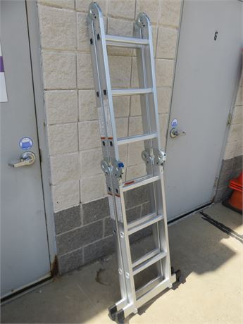Giantex 12.5 Ft Multi Purpose Folding Step Ladder