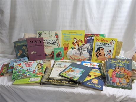Large Vintage Children's Book Lot - 30+ Books