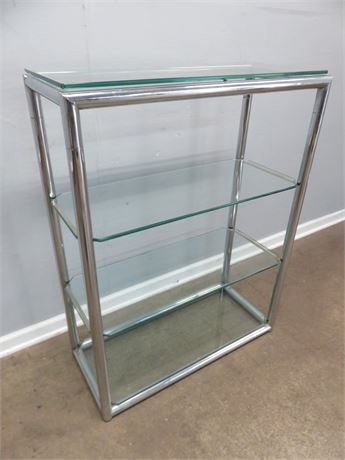 4-Tier Glass Shelf Stand