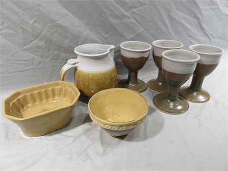 Assorted Artisan Pottery Lot