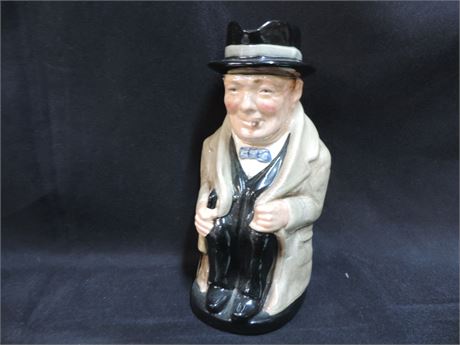 ROYAL DOULTON Large Character Jug 'Winston Churchill'