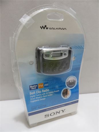 SONY Walkman Digital Tuning Weather/FM/AM Stereo Radio