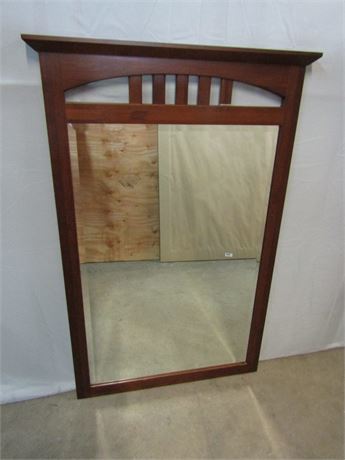 Arched Slate Mirror, Large Size in Autumn Cherry, Ethan Allen