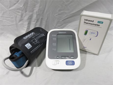 OMRON Blood Pressure Monitor / Infrared Thermometer / Finger Oximeter