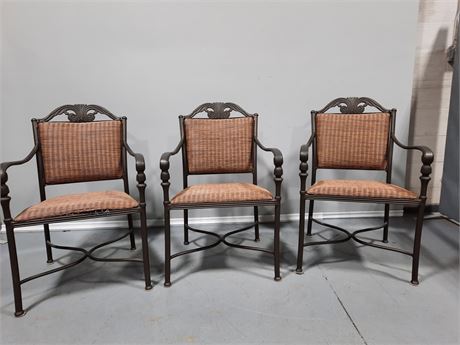 Metal & "Wicker" Chairs