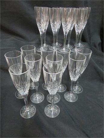 Crystal Champagne Flute 18-Piece Set