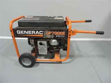 GENERAC GP7000E Generator / Stand