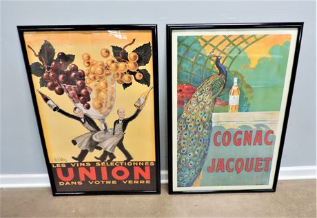Les Vins Selectionnes Union Dans & Cognac Jacquet Prints by Leonnetto Cappiollo