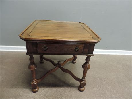 Vintage Ethan Allen Wood Accent Table
