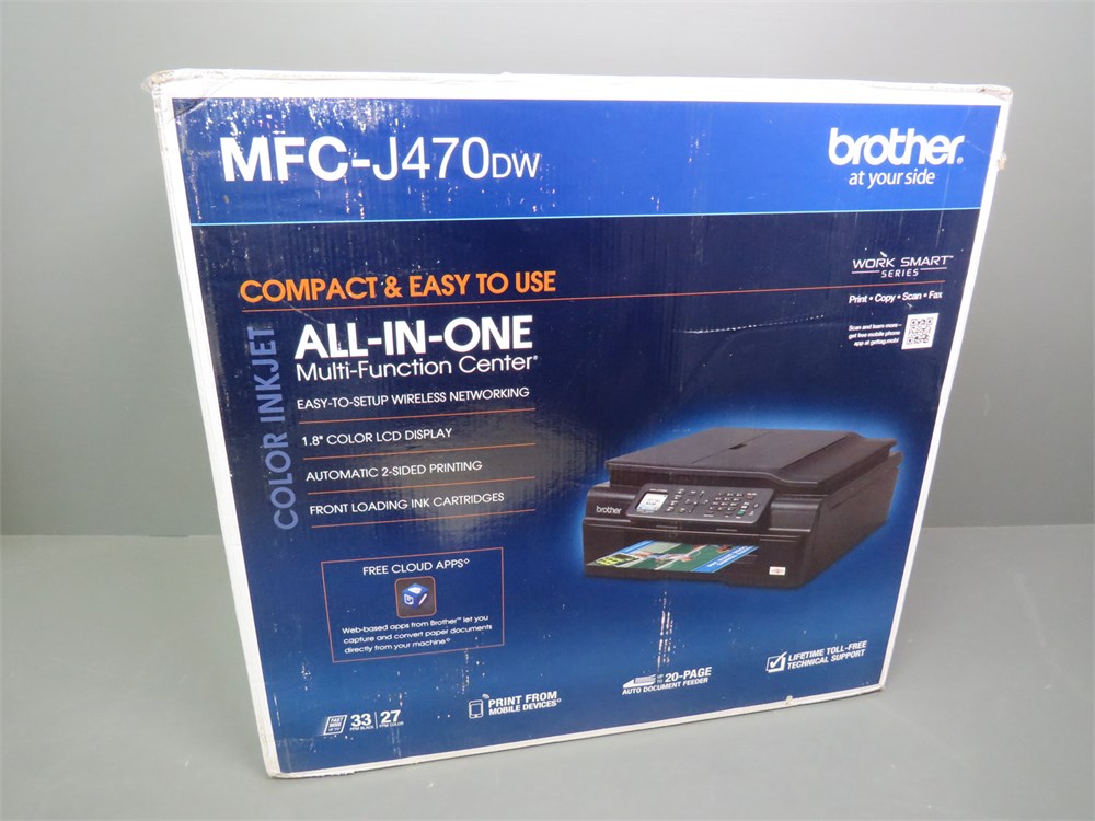 Brother MFC-J470DW All-In-One Inkjet Wireless Printer with Auto Document  Feeder for sale online