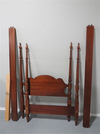 4 Poster Twin Bed Cherry Colonial Style