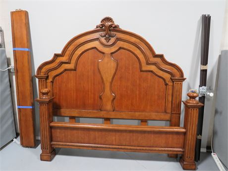 King Cherry Panel Bed