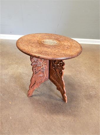 Collectible Wood Side Table