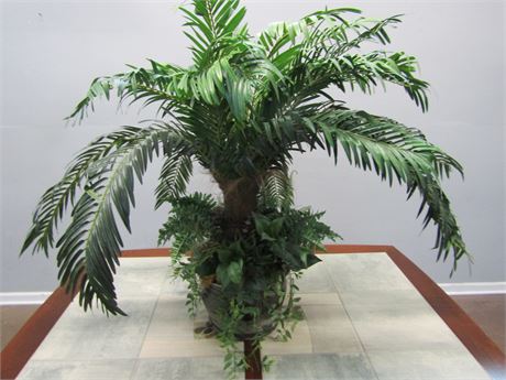 Artificial Plant and Table Vase