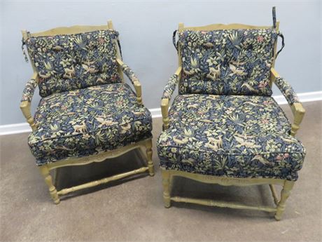 CELLURA Ladder Back Arm Chairs
