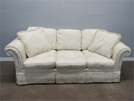 Drexel Heritage Light Cream Colored Sofa