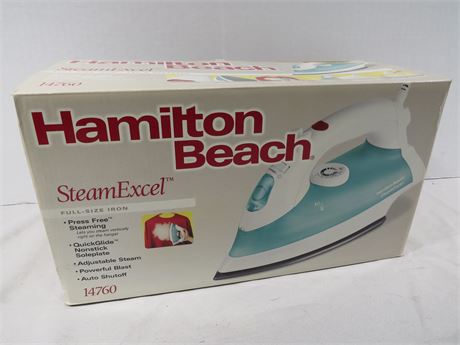 HAMILTON BEACH SteamExcel Full Size Iron