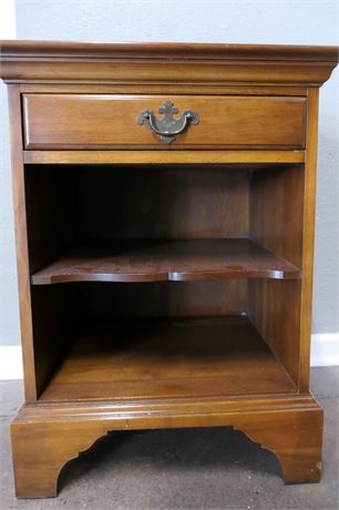 Vintage Nightstand (possible 1940's) with a center dovetail drawer