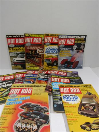 "HOT ROD" Magazines 12 issues, 1972