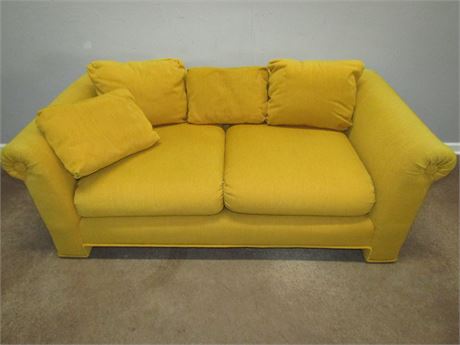 Lime Colored Loveseat