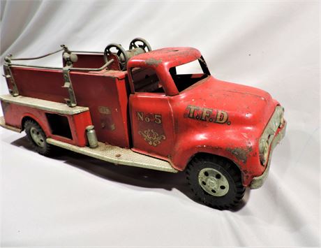 Vintage Toy Metal Tonka 1956 Fire Truck