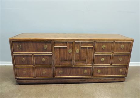 Vintage Solid Wood Triple Dresser