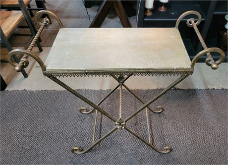 Metal Scrolled Table
